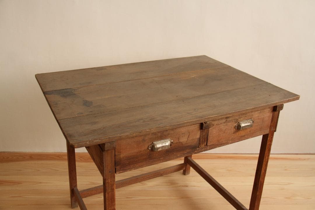 テーブル　作業台　アンティーク　古家具　店舗什器