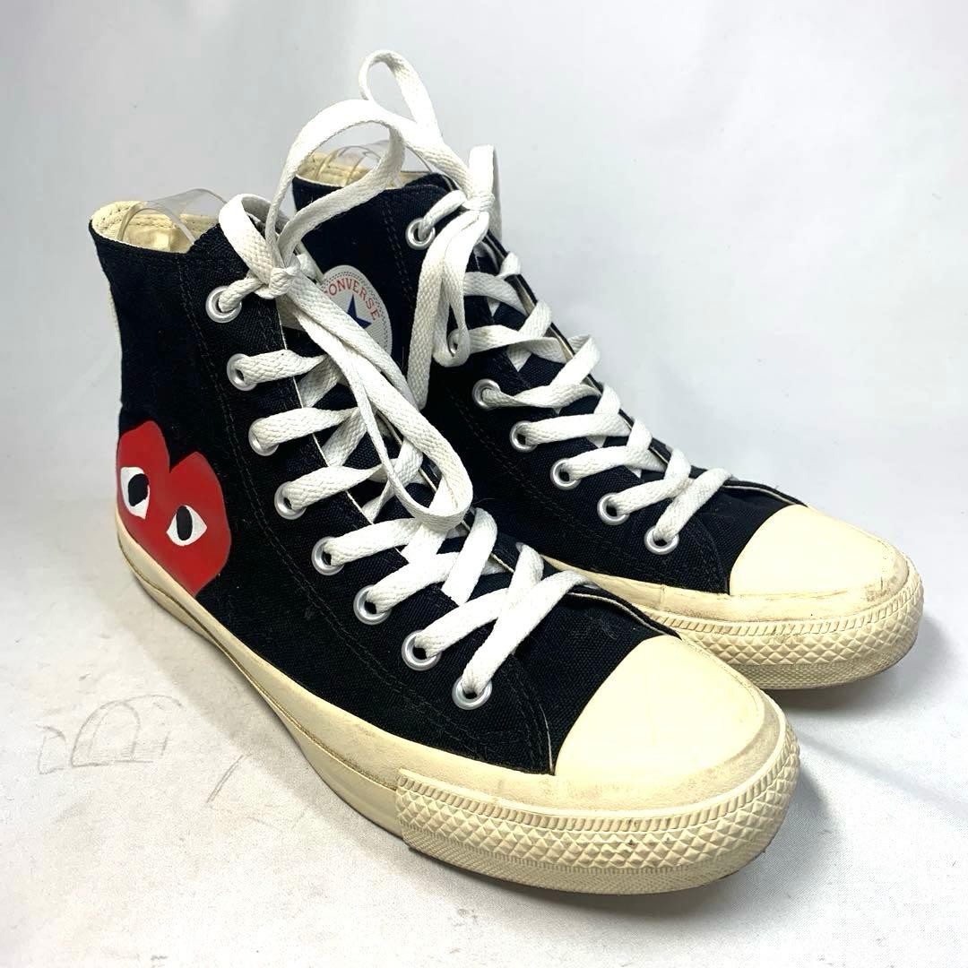 コンバース×コムデギャルソン コラボスニーカー 25センチ ハイカット