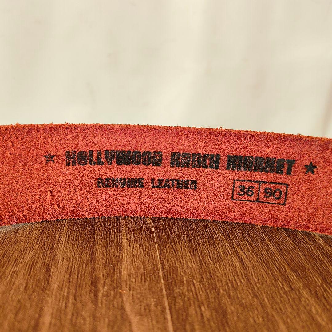 【新品極美品】HRM Hバックル　高級レッドバーガンディドレスベルト 本革正規品