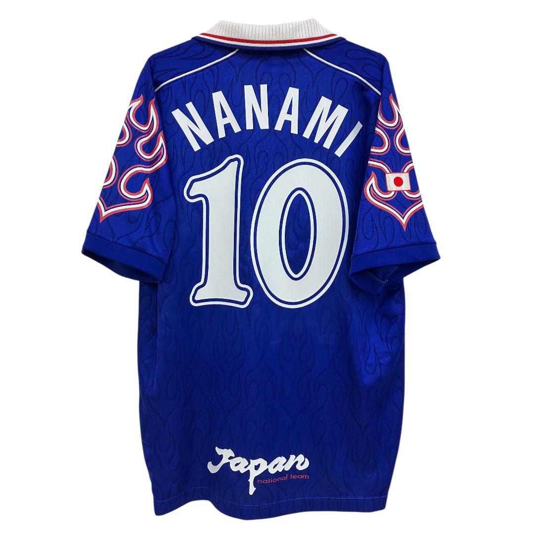 1998 日本代表 名波浩 アシックスオフィシャル 当時物ユニフォーム