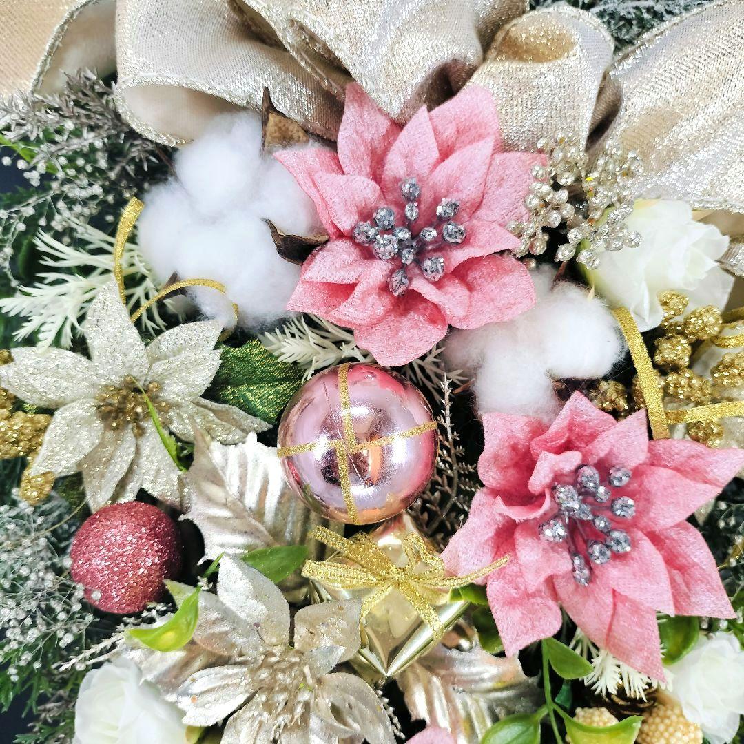 商品名【星愛】ゆきこ❤ポインセチアのクリスマスリース* 冬リース