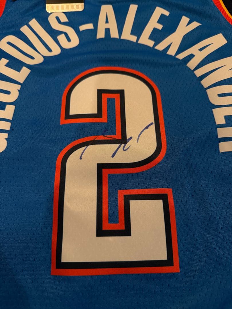 シェイ・ギルジャス • アレクサンダー 直筆サイン入り ユニフォーム OKC