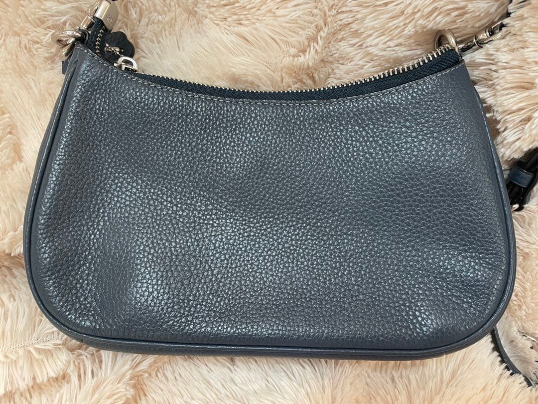 COACH ショルダーバッグ 2way ハンドバッグ ネイビー