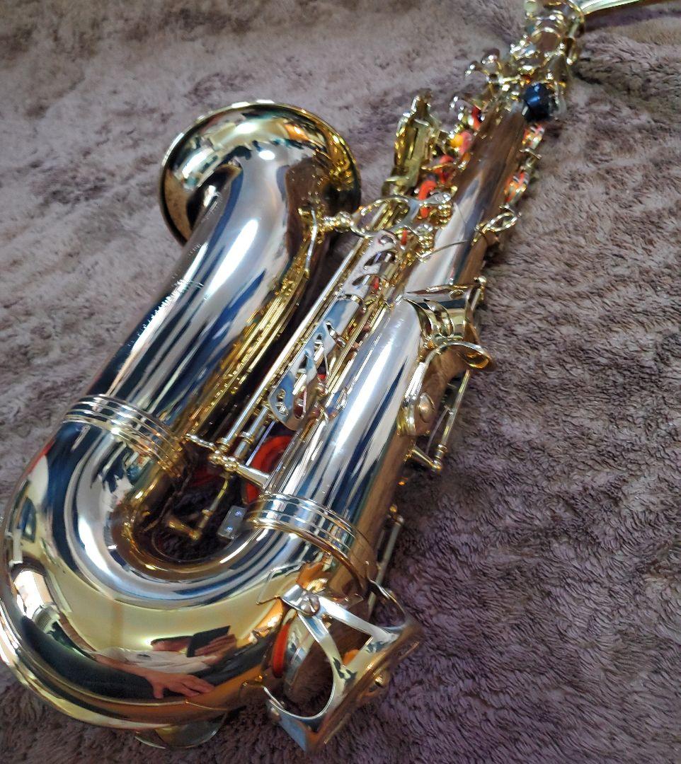 美品　ケルントナー　アルトサックス　ゴールドラッカー　彫刻　初心者　自宅　練習用