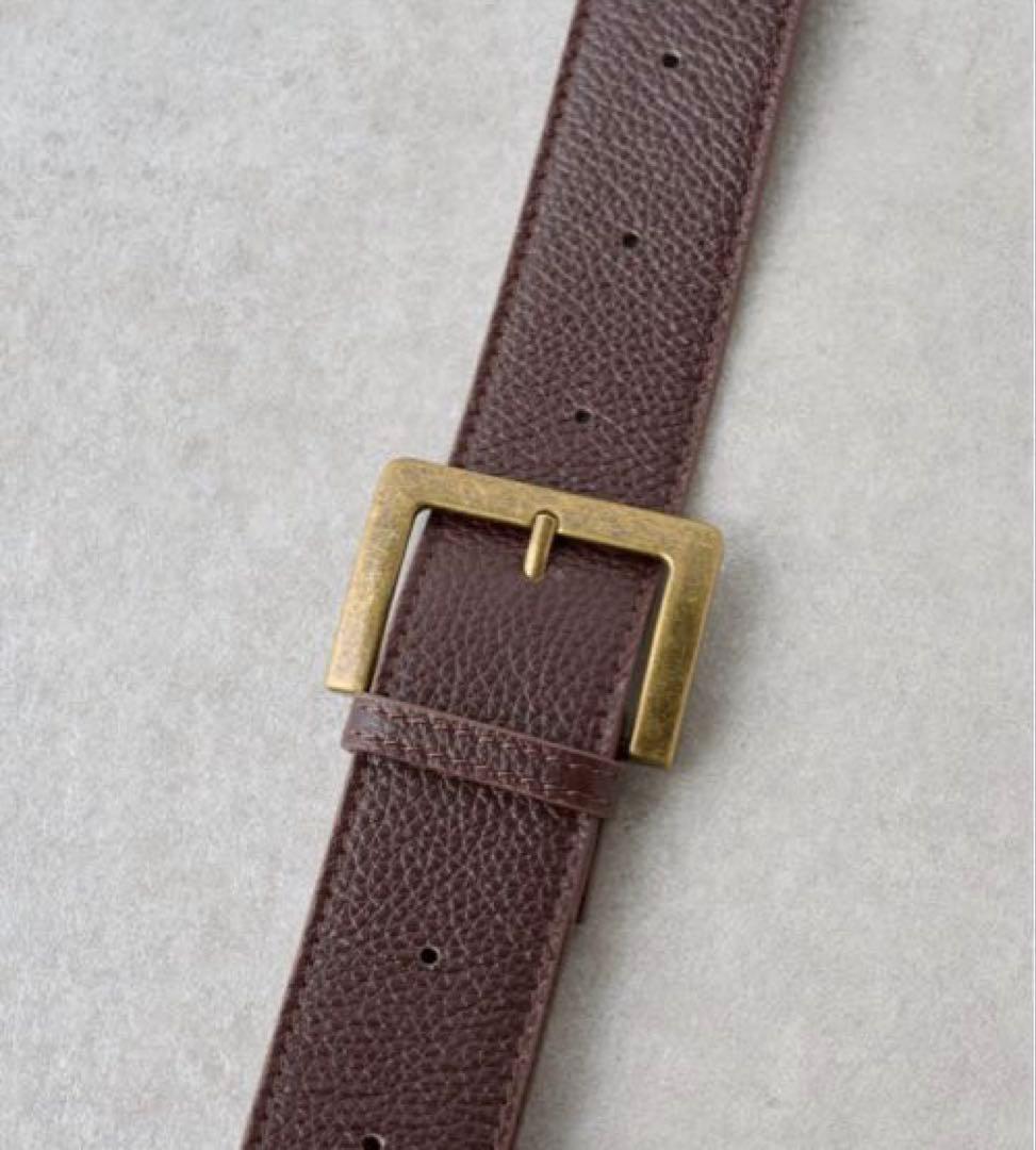 新品　BEARDSLEY ショルダーバッグ　レザーボディバッグ　12月購入品　茶