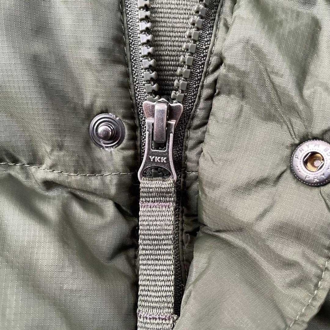 L.L.Bean down puffer jacket ヌプシ　短丈　カーキ