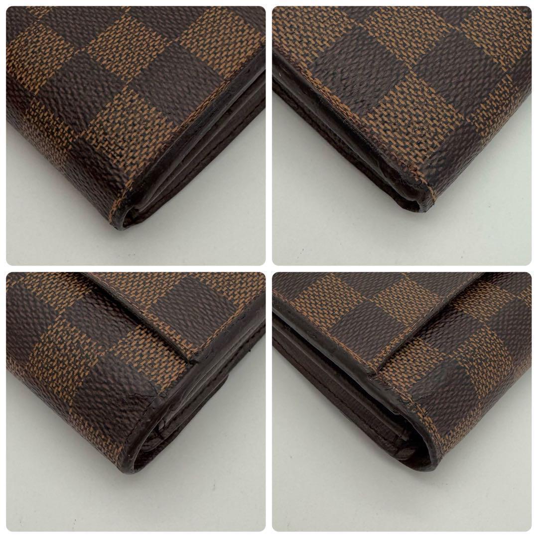 【新型】　ルイヴィトン　ダミエ　ポルトフォイユ　サラ　長財布　現行　財布　人気