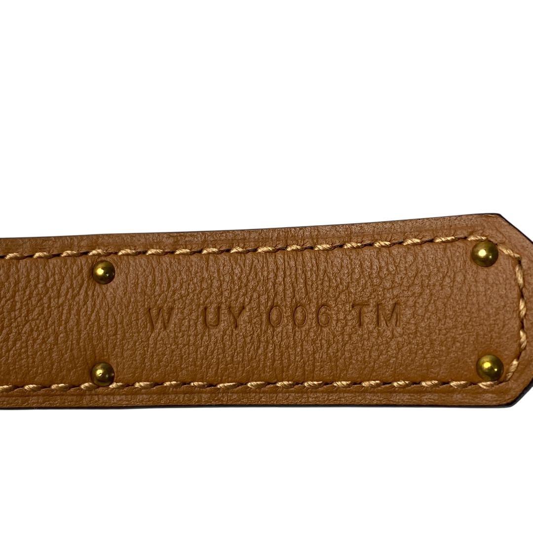 美品 エルメス HERMES ケリーベルト W刻印 ピンクゴールド PG