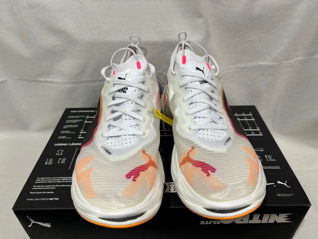 puma fast-r ニトロエリート 2 ホワイト 28 nitro ニトロ