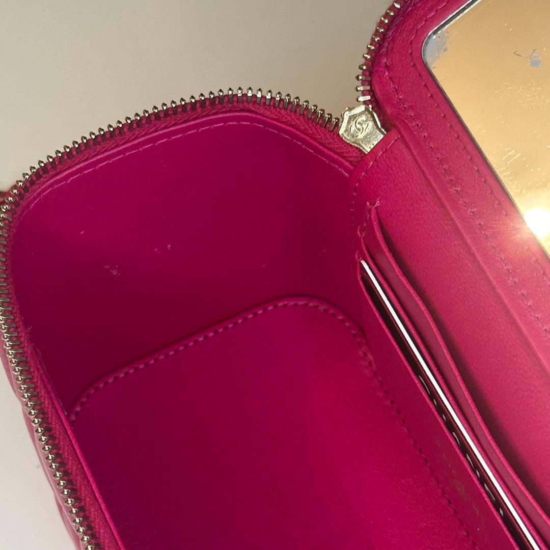 【希少】CHANEL ピンクレザーショルダーバッグ