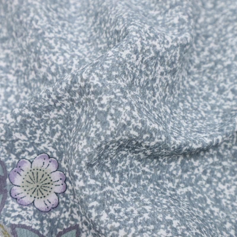 えぐっち　洗える♪訪問着＊胴抜き 着物 たたき染め 辻が花柄 12HH8