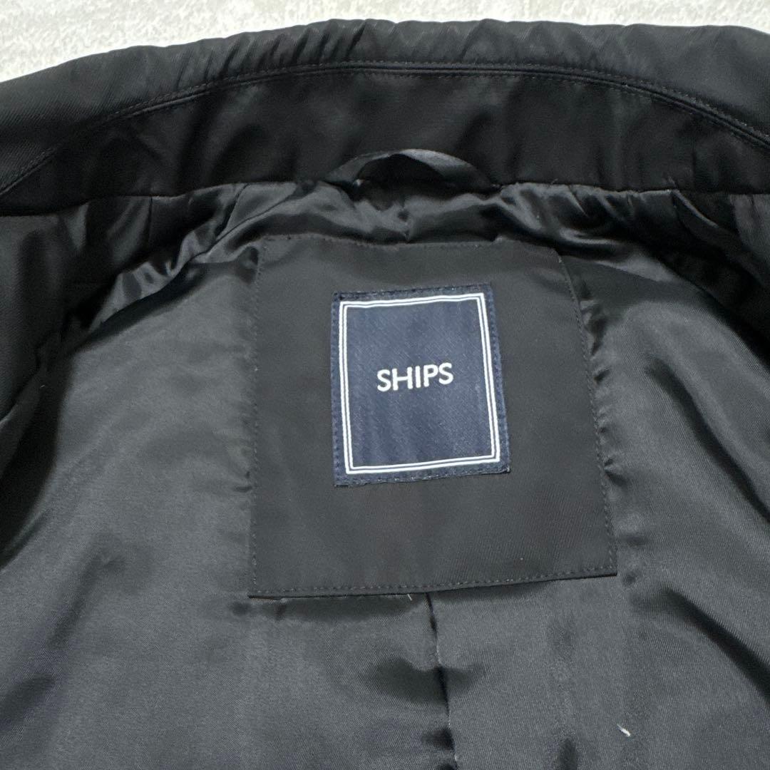 未使用級 シップス ステンカラーダウンコート ブラック M komatsu 秋冬