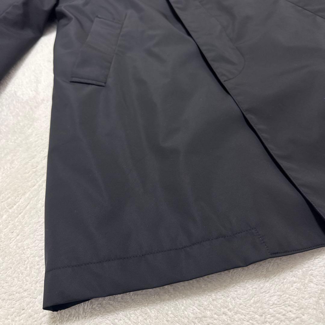 未使用級 シップス ステンカラーダウンコート ブラック M komatsu 秋冬