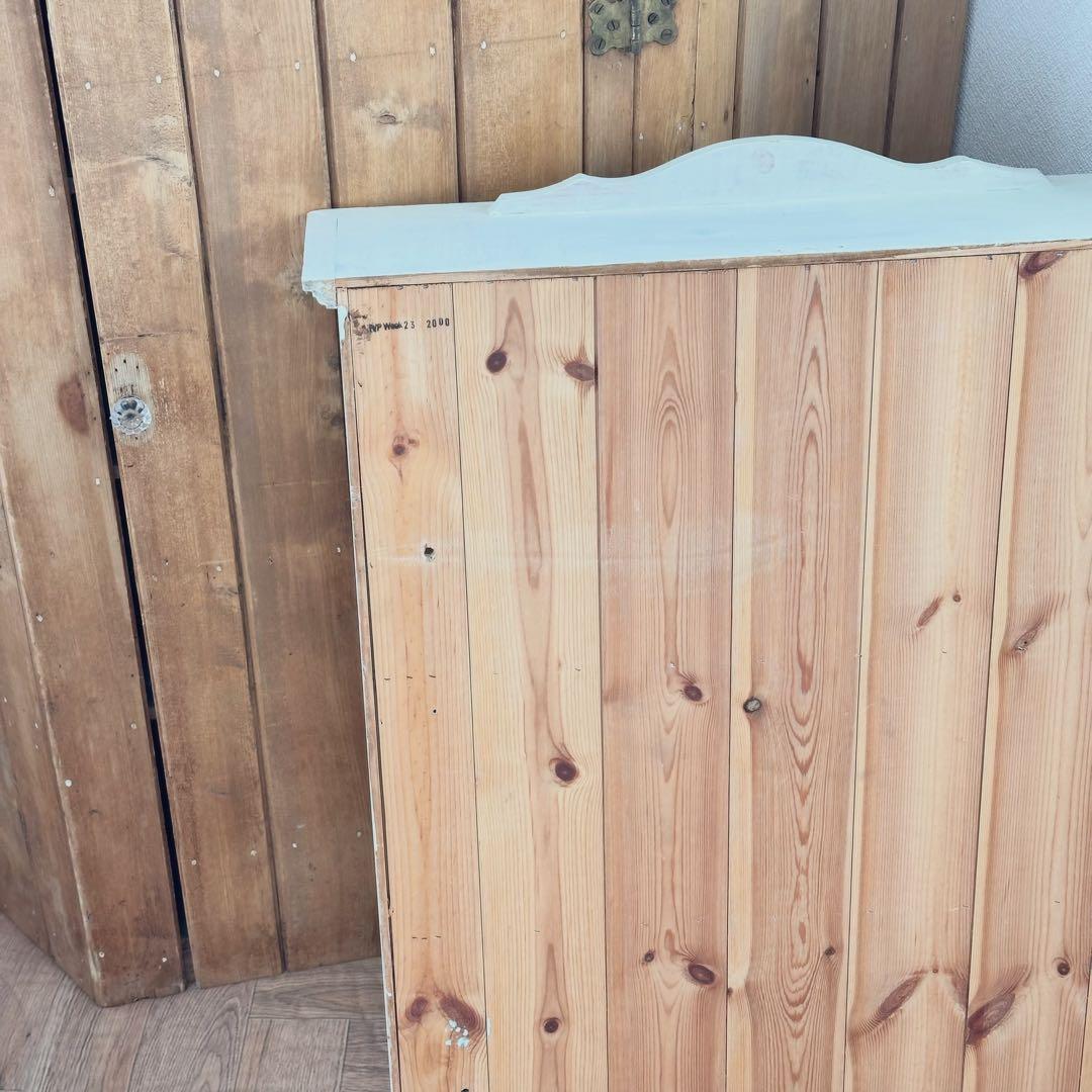 イギリスアンティーク　オールドパイン　アンティーク家具　ウォールシェルフ