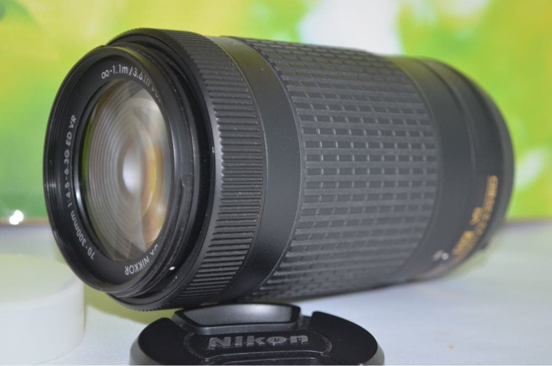 美品 Nikon AF-P 70-300mm F4.5-6.3G☆超望遠レンズ