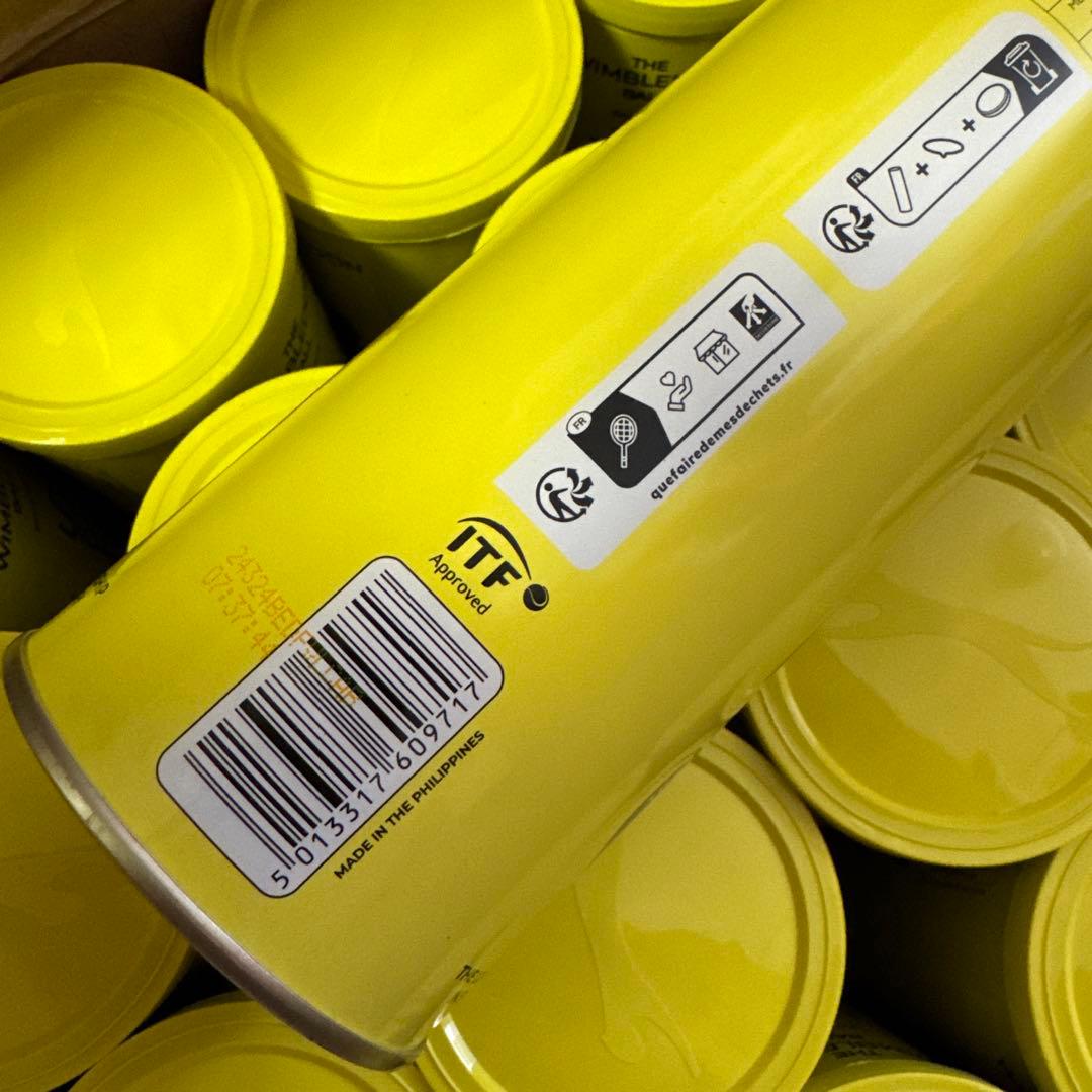 ウィンブルドン公式 スラセンジャー テニスボール 24デザイン 24缶1