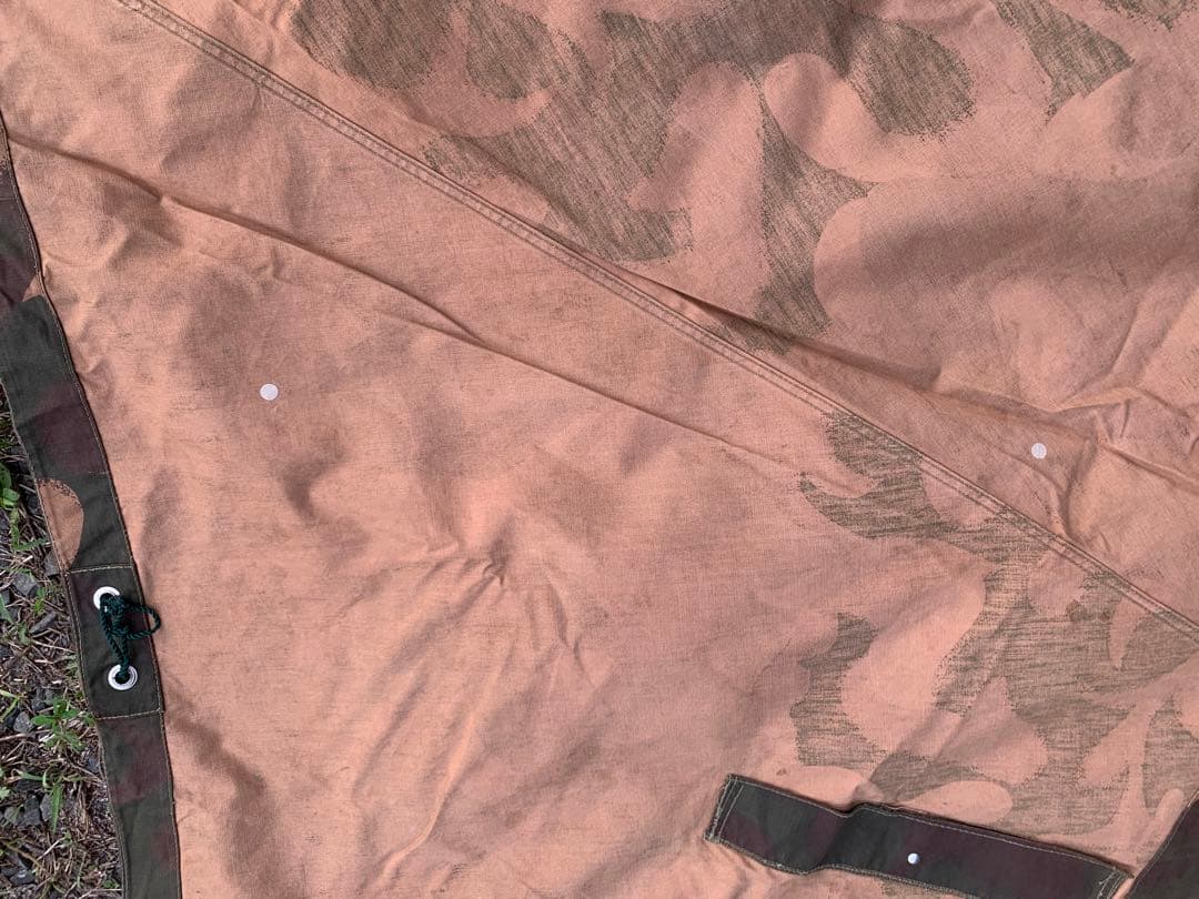 ハンガリー軍　軍幕　ポンチョ　テント　ハリケーンカモ