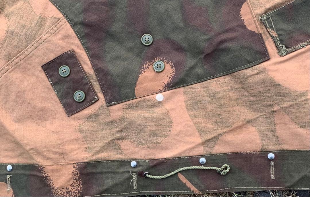 ハンガリー軍　軍幕　ポンチョ　テント　ハリケーンカモ