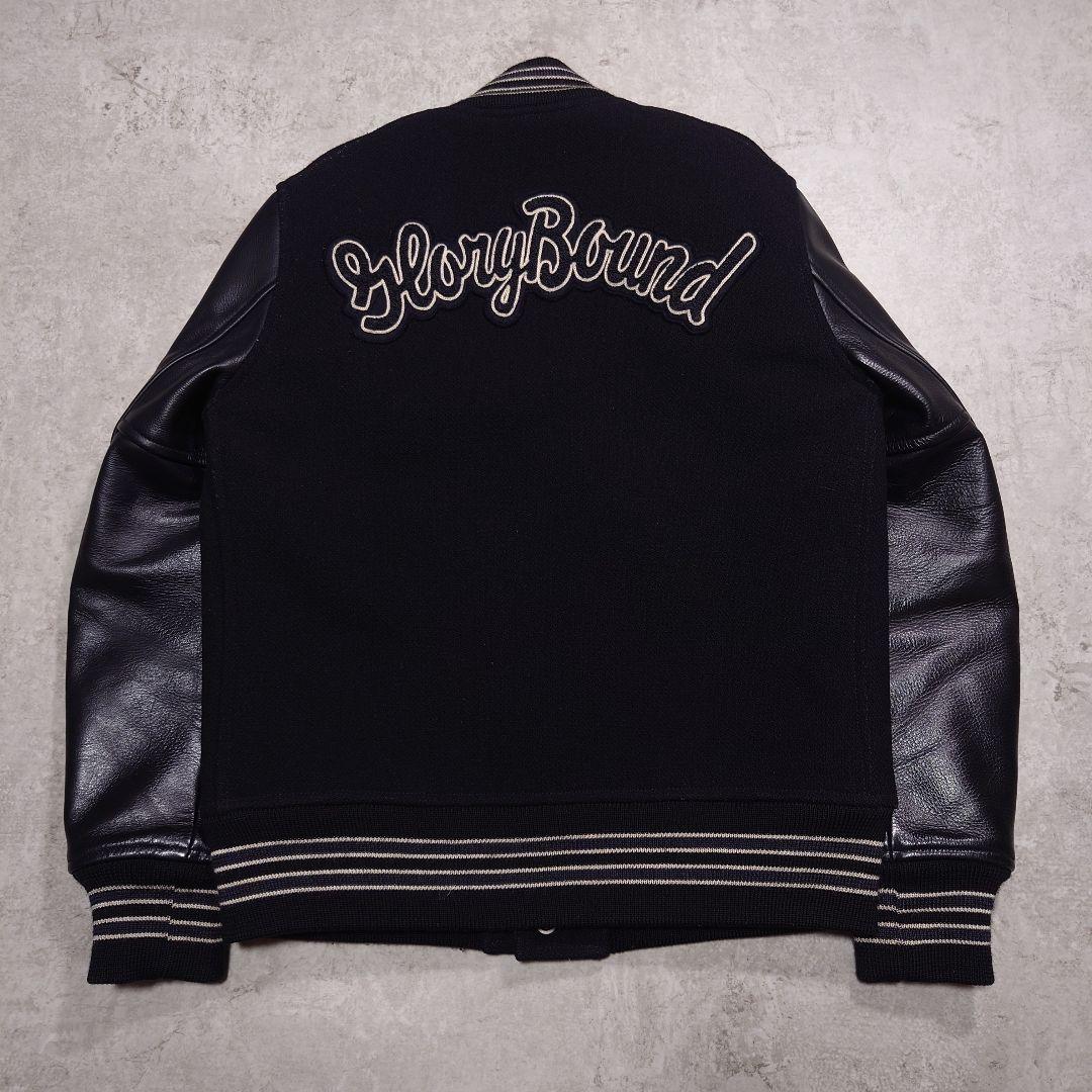 COOTIE 袖レザースタジャン Glory Bound S