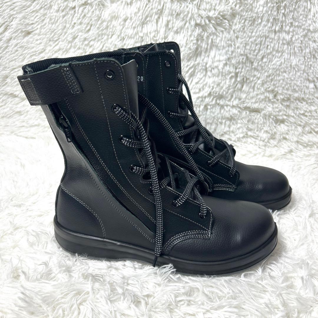 【未使用品】安全靴 26.0cm ブラック WS33 静電靴 消防 長編上