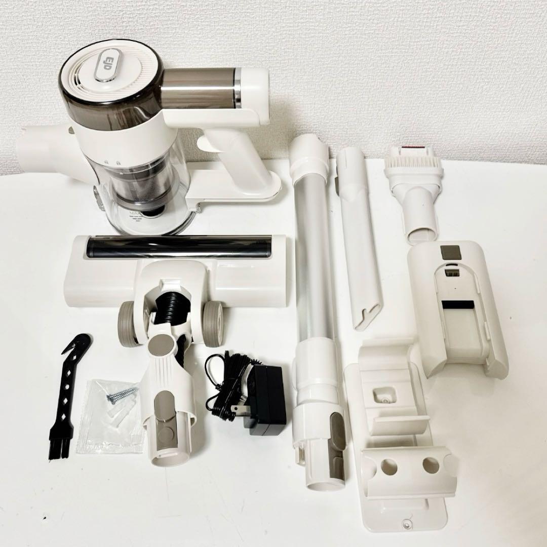 コードレス掃除機　自立式　75000Pa　超強力吸引　65分連続駆動　完全自立