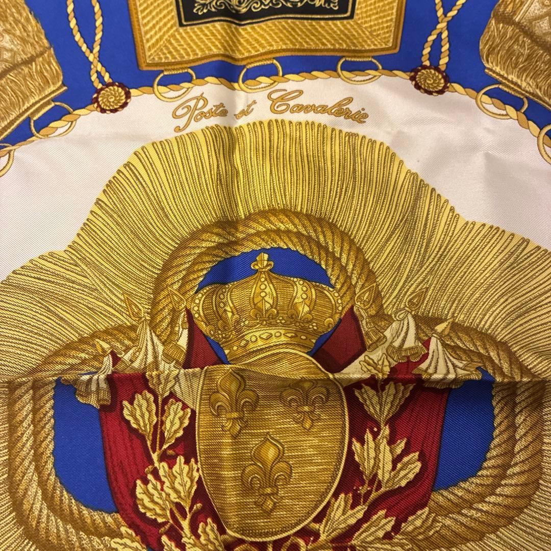 エルメススカーフ カレ90 サーベル飾袋 タグ付き