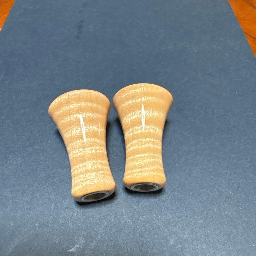 ★新発売★ スプリームスタイル　ラウンドノブ　ホワイトシカモア　激杢