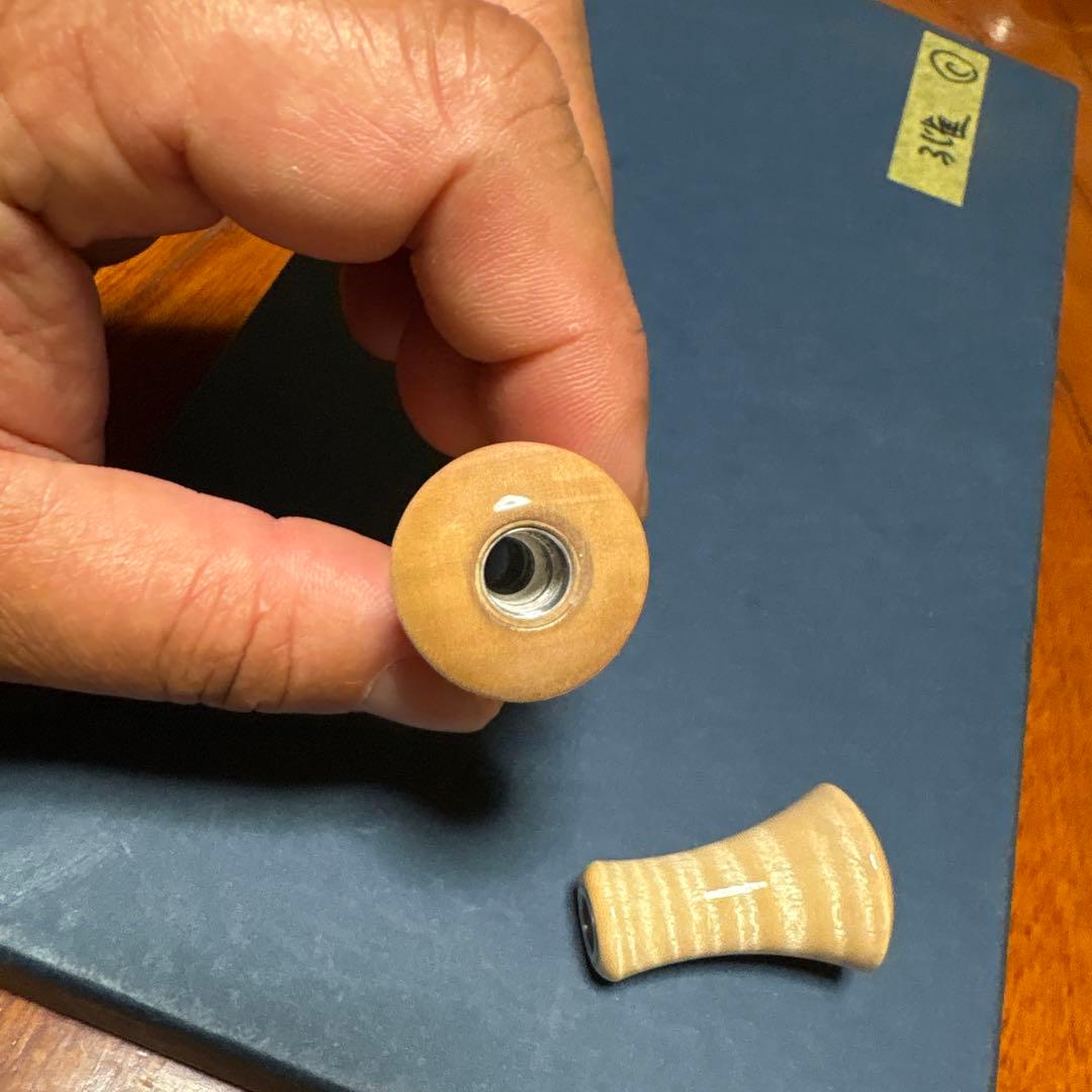 ★新発売★ スプリームスタイル　ラウンドノブ　ホワイトシカモア　激杢