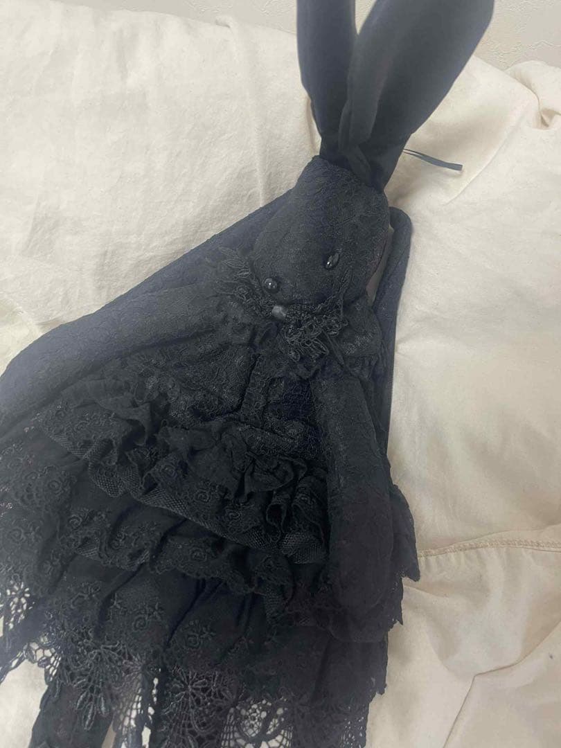 メタモルフォーゼ　リュック　黒　レース