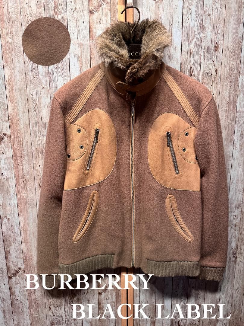 BURBERRY BLACK LABEL ライダースジャケット ベージュ M - メルカリ