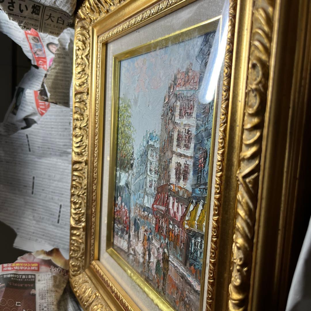 パリ 油絵 絵画 Caroline Burnett キャロライン バーネット - メルカリ