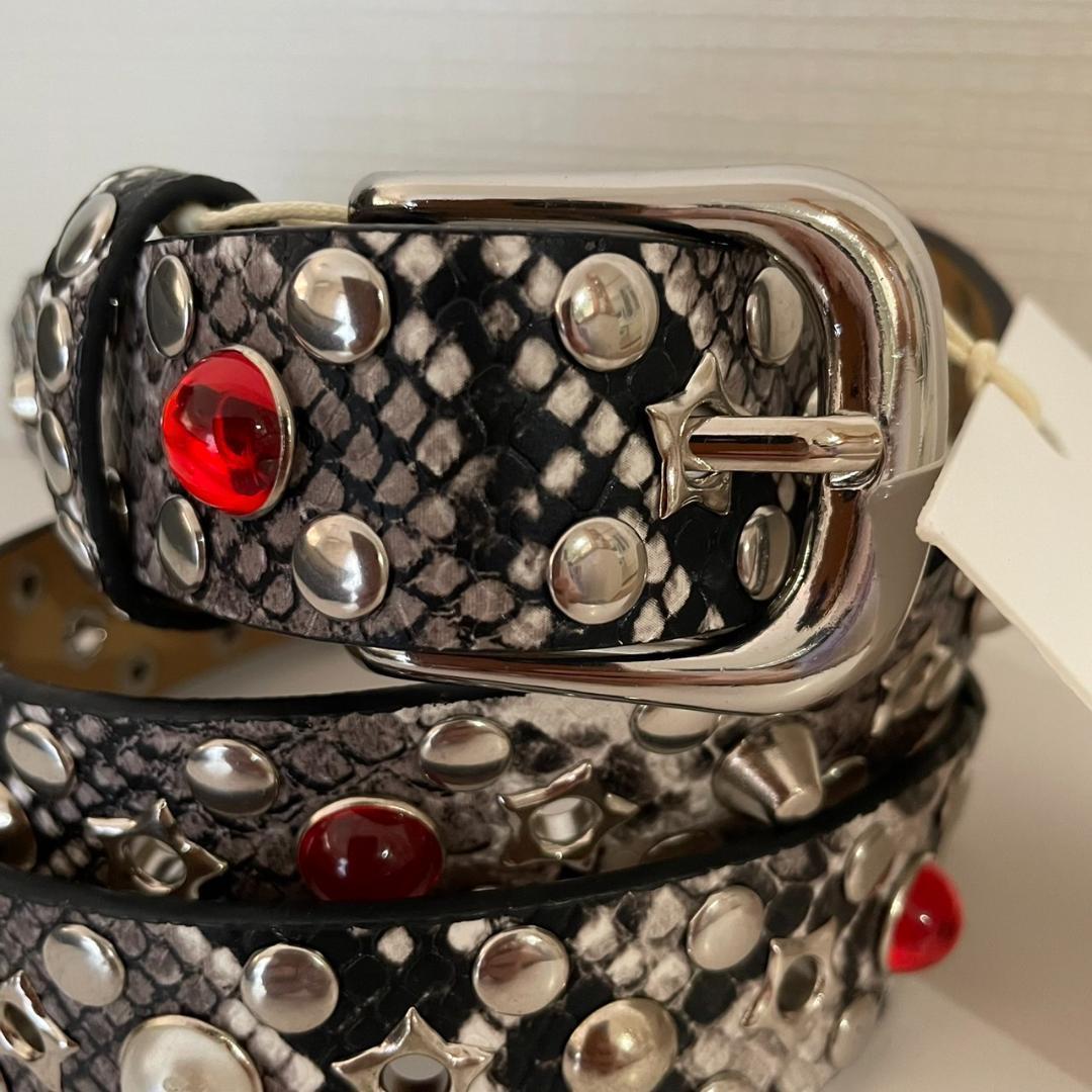 新品未使用【JADED LONDON】ジェイデッド ロンドン スネーク ベルト