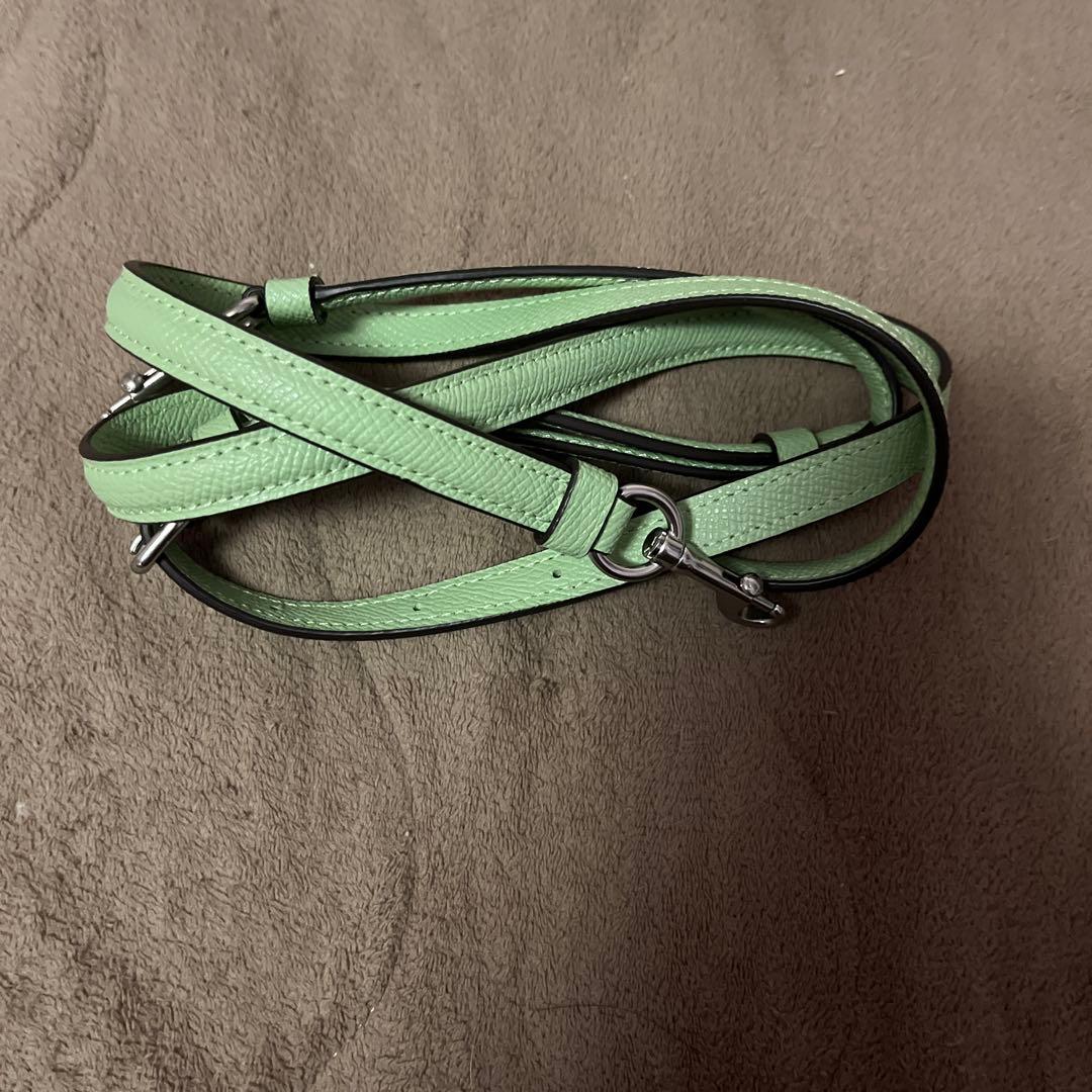 ぷた太郎様専用 COACH ミントグリーン ショルダーバッグ - メルカリ