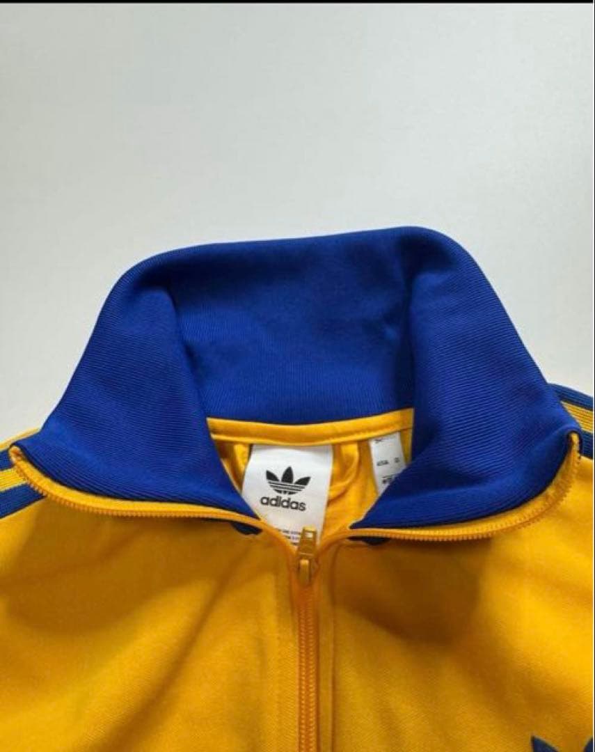 【希少美品】アディダス ジャージ トラックジャケット イエローブルー XL