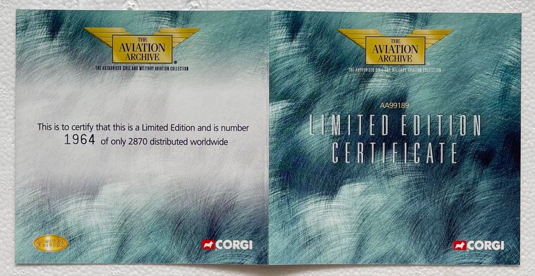 絶版新品希少 Corgi/コーギー1/72 スピットファイア70周年 3機セット