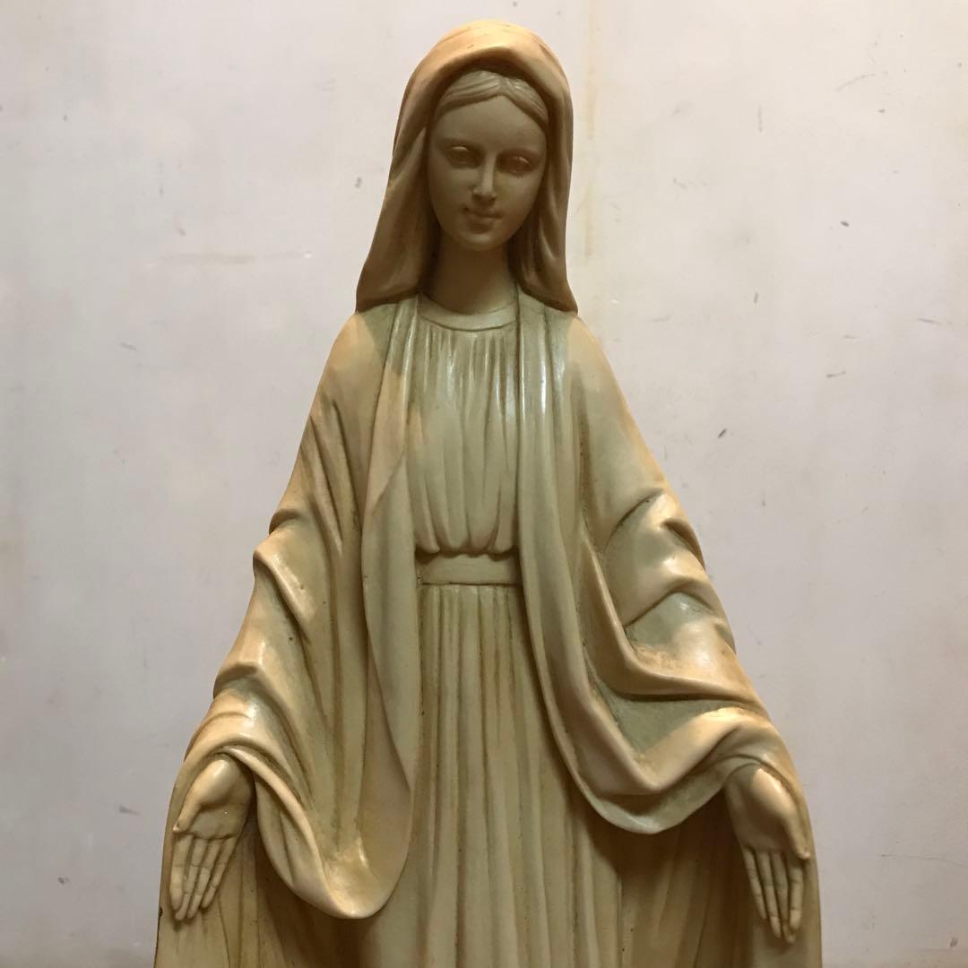 マリア 聖母 ヴィンテージ 美品A.SANTINI 聖母マリア像立像イタリア製