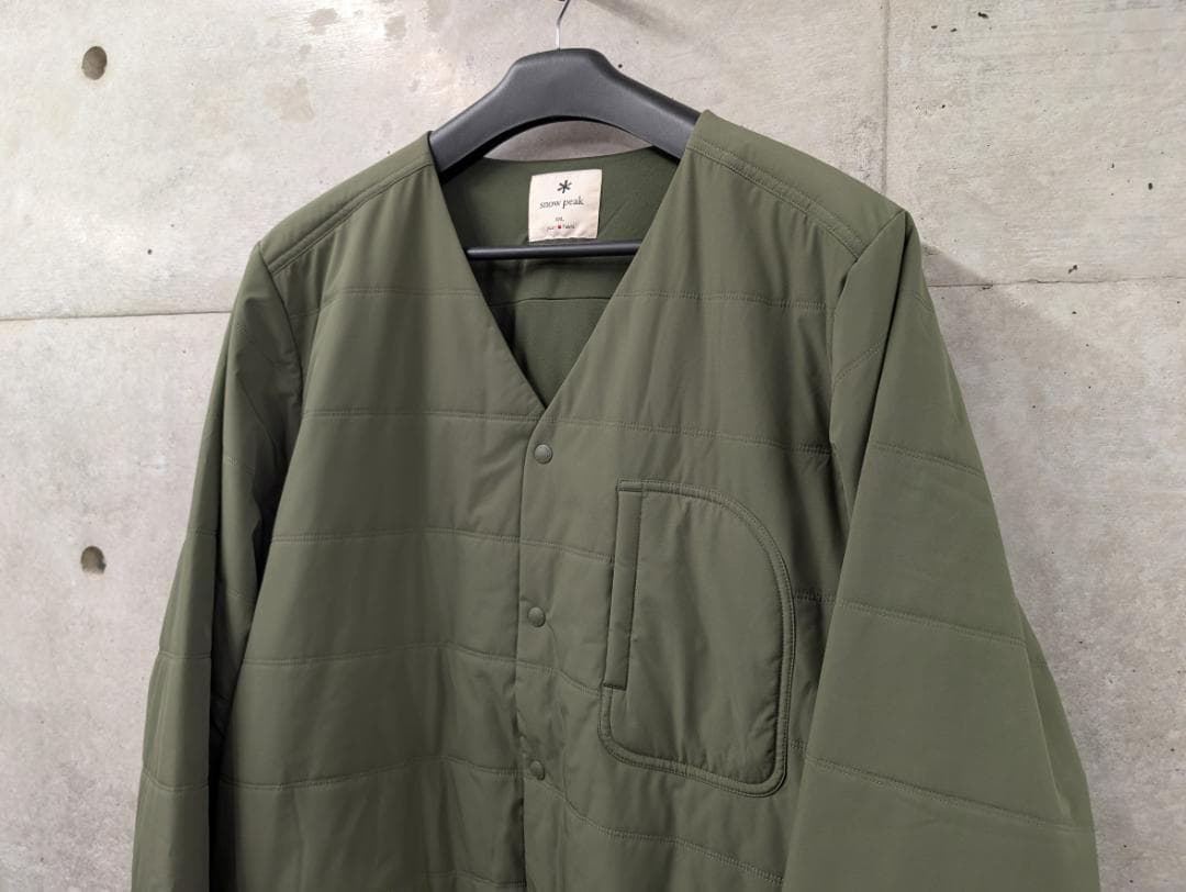 スノーピーク フレキシブル インサレーション カーディガン  peak