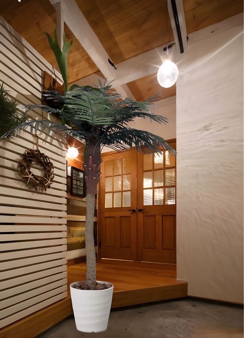 光触媒　人工観葉植物　ウォールグリーン　フェイクグリーン　フェニックス 2.1m