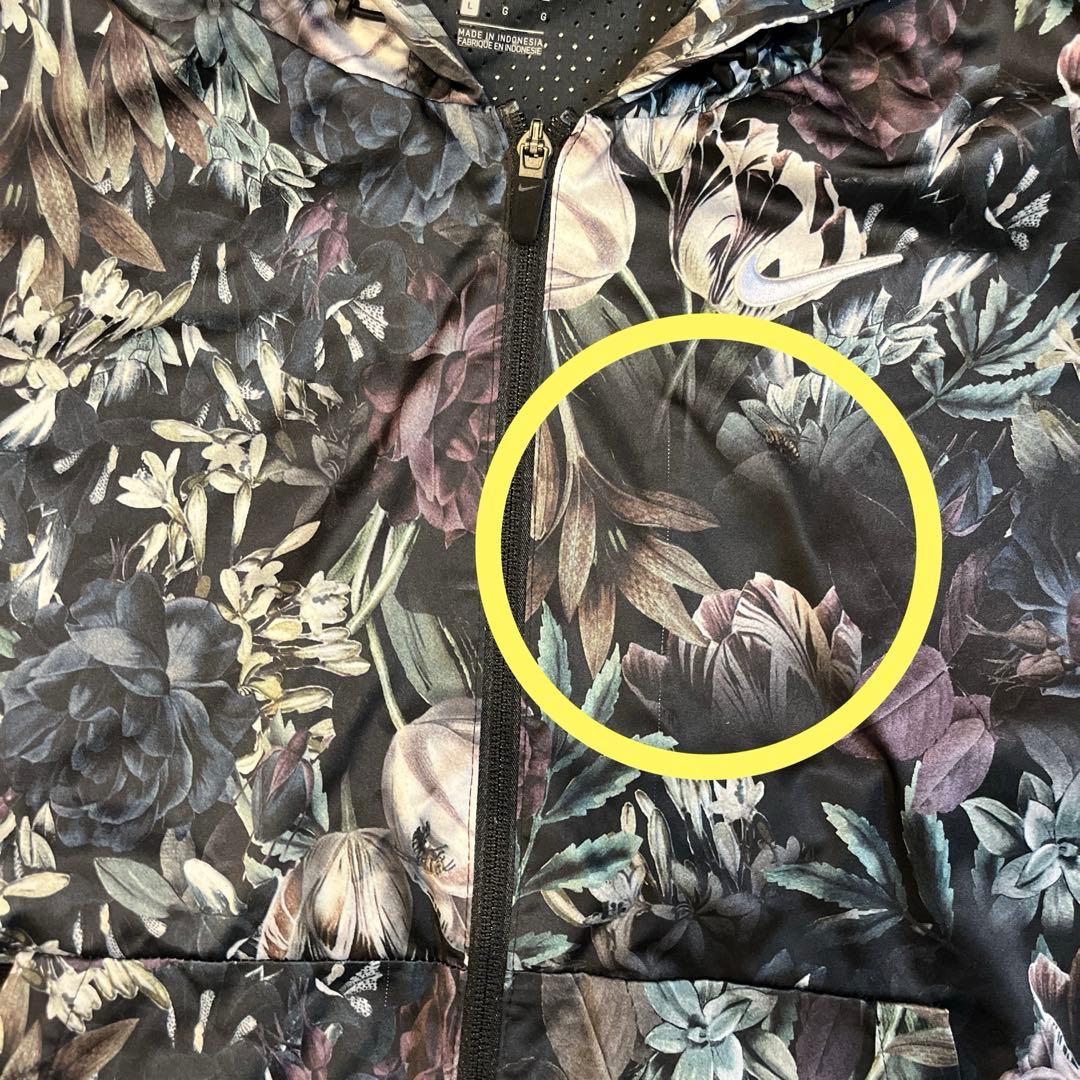 NIKE ナイキ パーカー US-L 全仏 フローラル 花柄 テニス