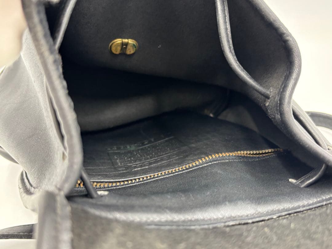 COACH コーチ オールドコーチ リュック レザー ブラック YL6-05