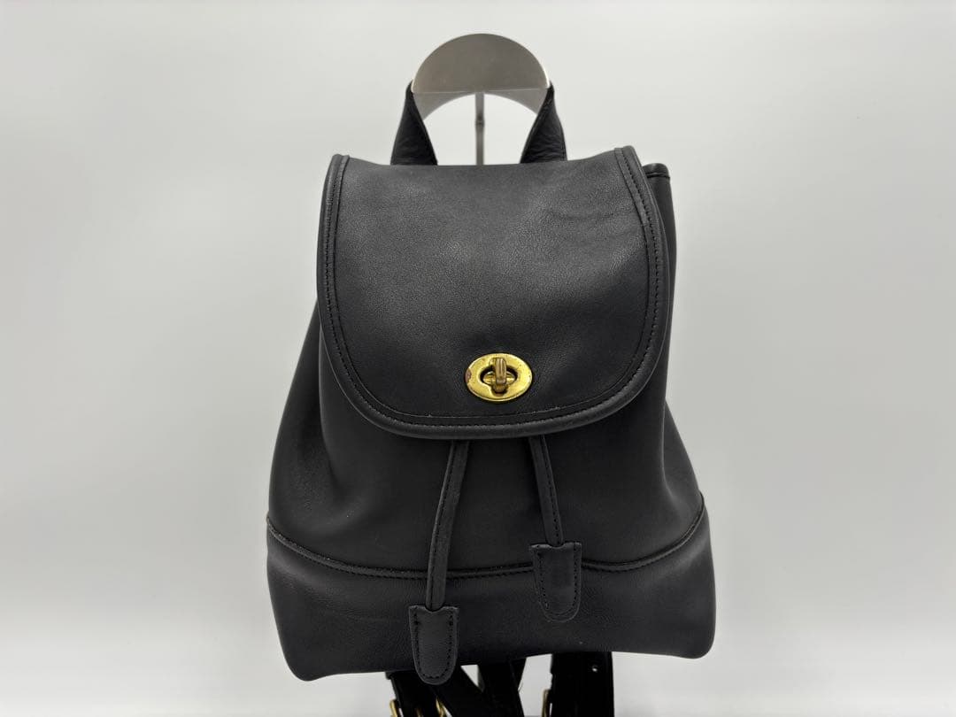 COACH コーチ オールドコーチ リュック レザー ブラック YL6-05