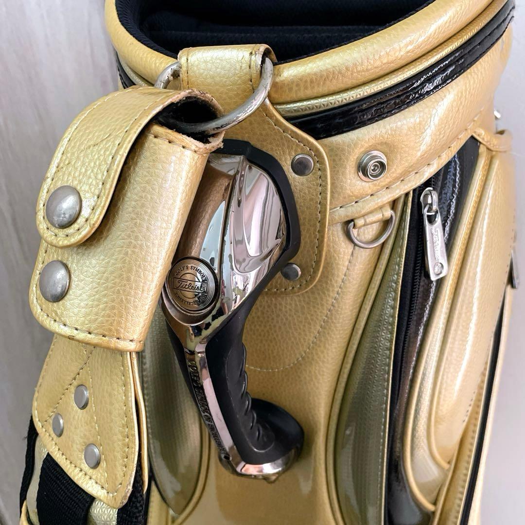 希少　正規品　良品　タイトリスト　メダリオン　3点式　キャディバッグ　ツアー