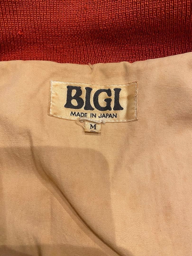 スタジャン レッド 80s 90s 牛皮 vintage アメカジ MA-1