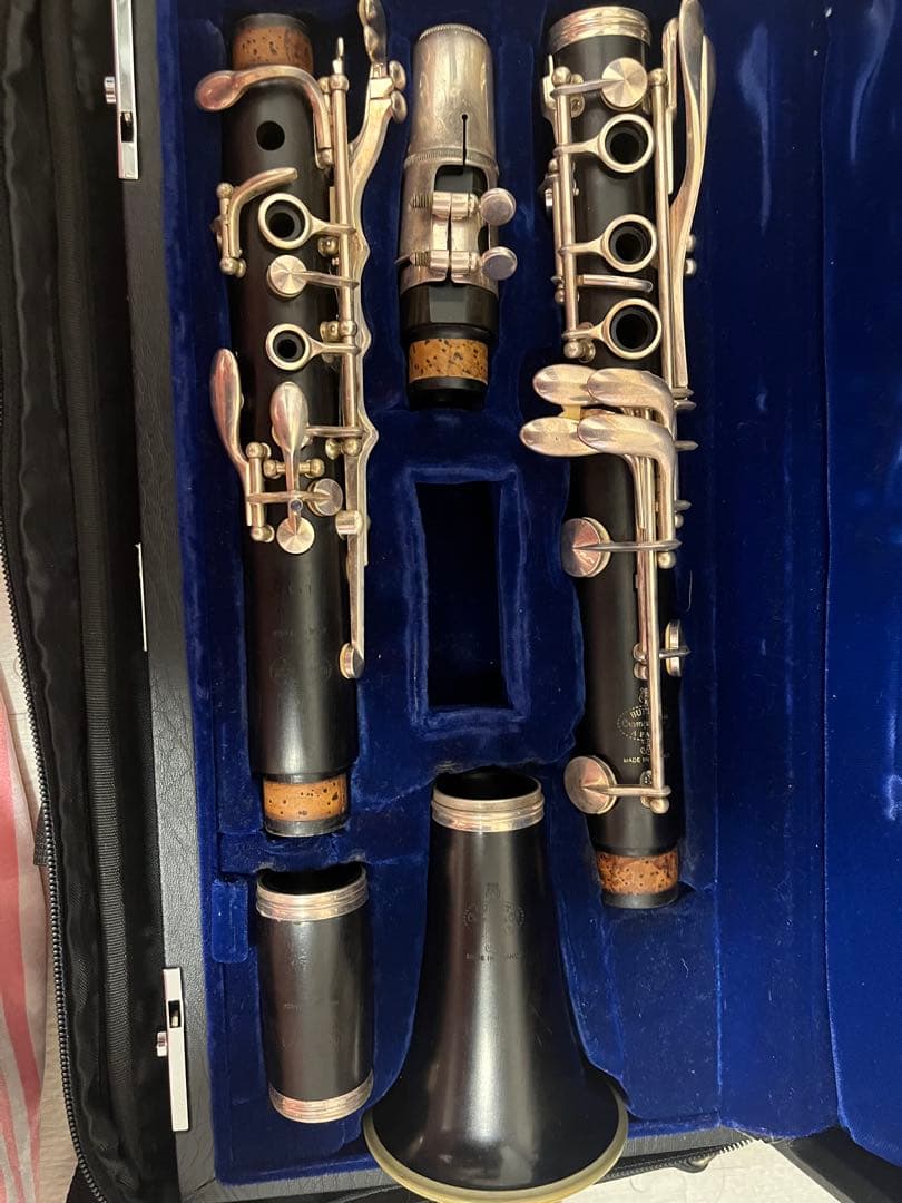 クランポン クラリネット本体 キャリングケース付き