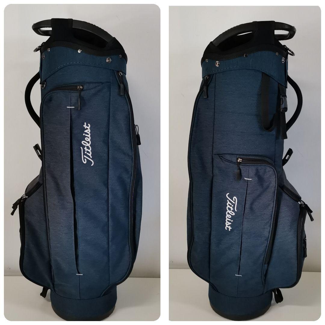 【軽量】Titleist タイトリスト キャディバッグ ゴルフバッグ ネイビー