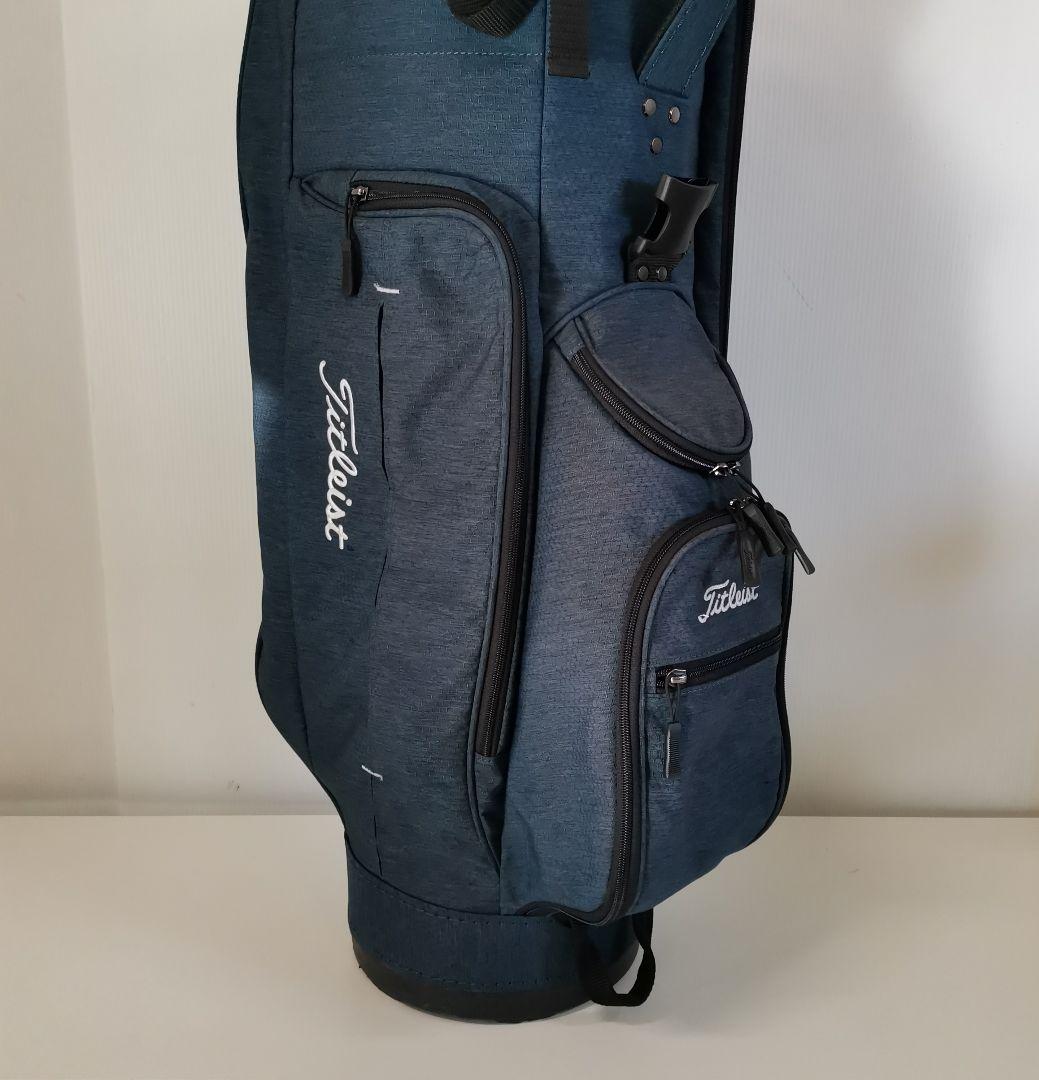 【軽量】Titleist タイトリスト キャディバッグ ゴルフバッグ ネイビー