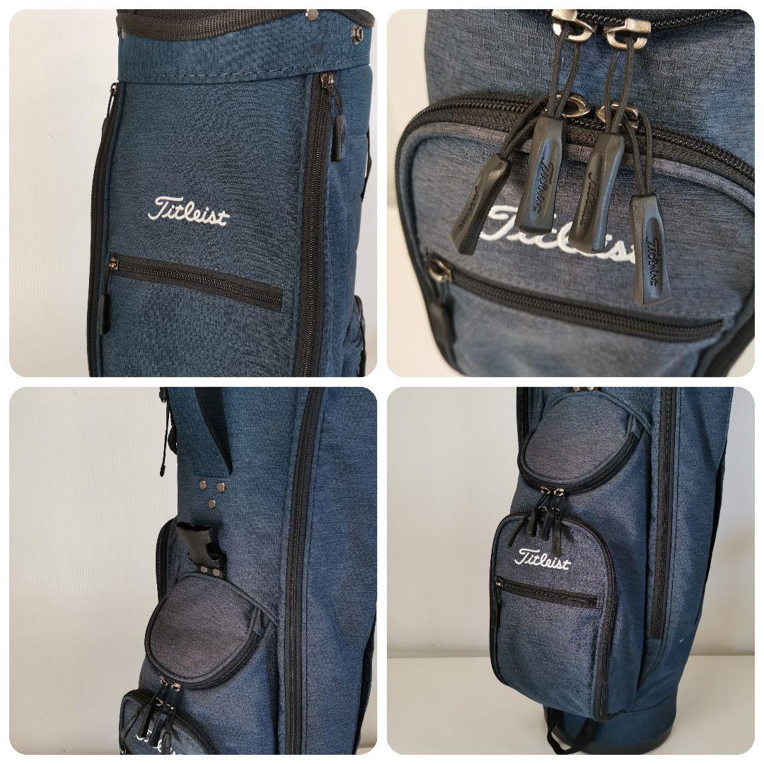 【軽量】Titleist タイトリスト キャディバッグ ゴルフバッグ ネイビー