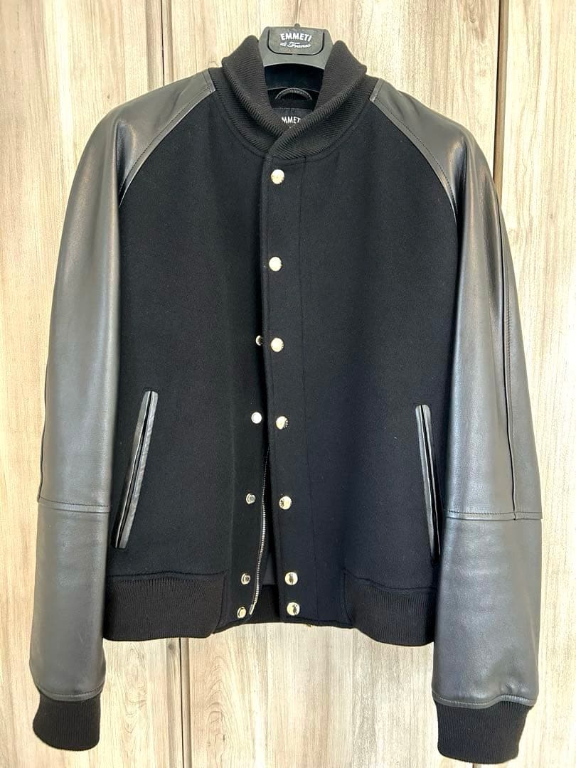 菅原靴店限定】EMMETI レザーカシミアスタジャン 48 - メルカリ