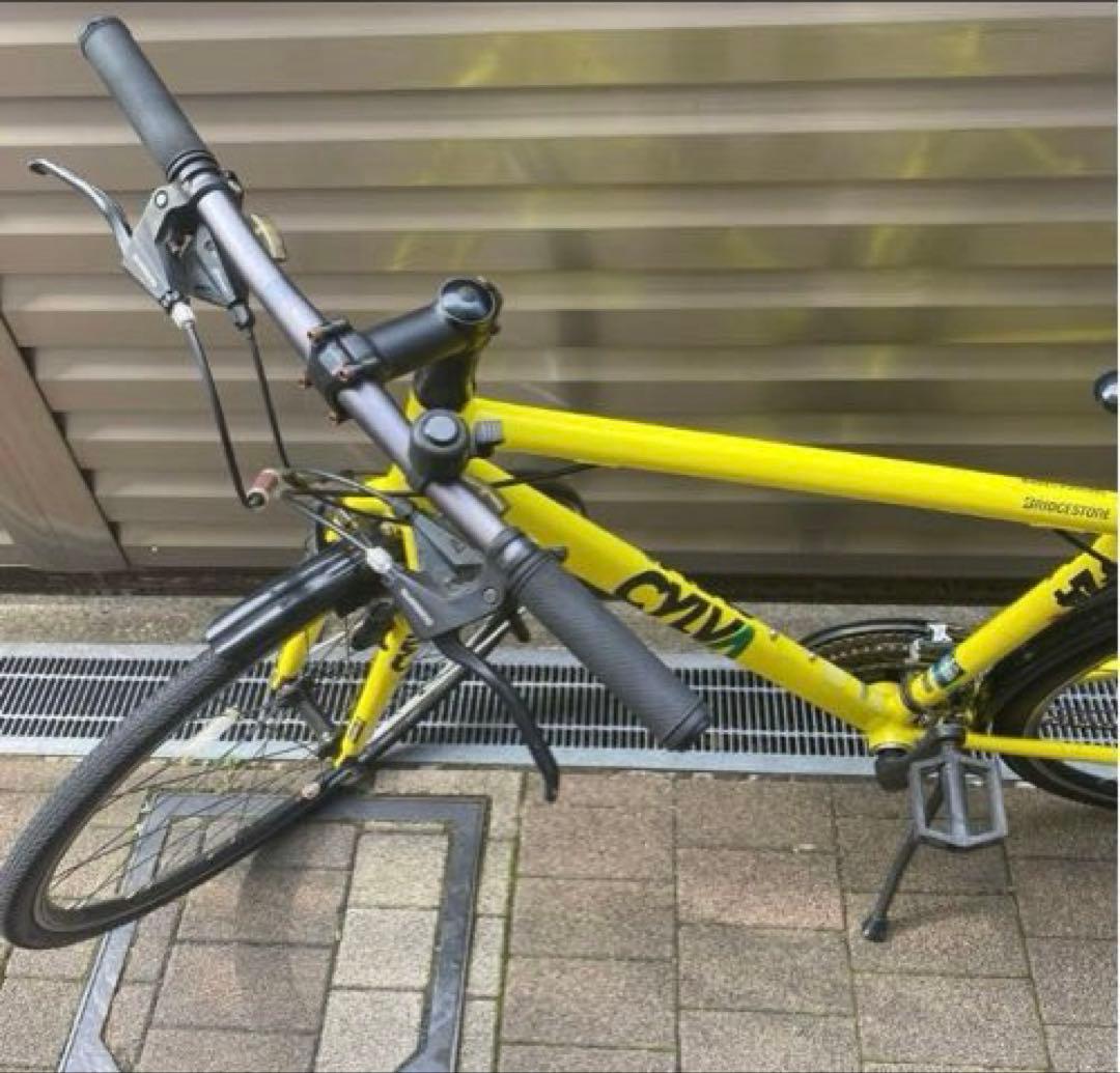 お値下げしましたCYLVA F24 イエローBRIDGESTONE クロスバイク