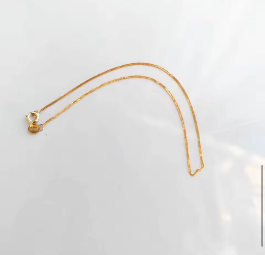 レ*グ様 【年末セール】本物❣️18金ブレスレット18kブレスレット　男性女性兼